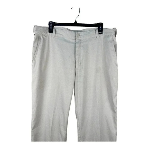 NIKE DRI FIT WHITE STRAIGHT LEG GOLF PANTS 36x32 - Picture 2 of 10